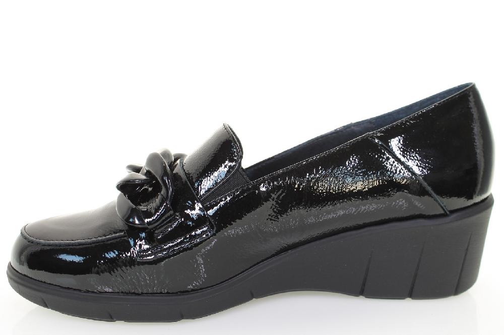 Soffice Sogno Slip on in pelle effetto vernice Consegna Veloce