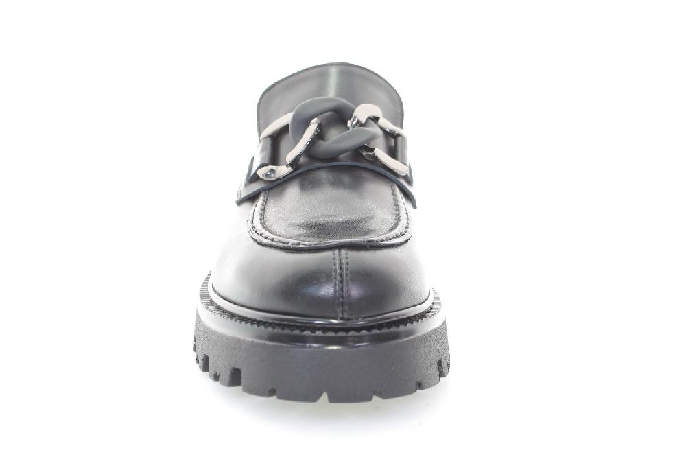 Soffice Sogno Mocassino in pelle con catena Duty-free