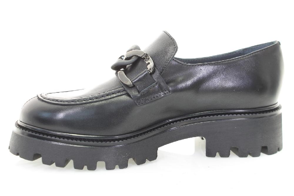 Soffice Sogno Mocassino in pelle con catena Duty-free