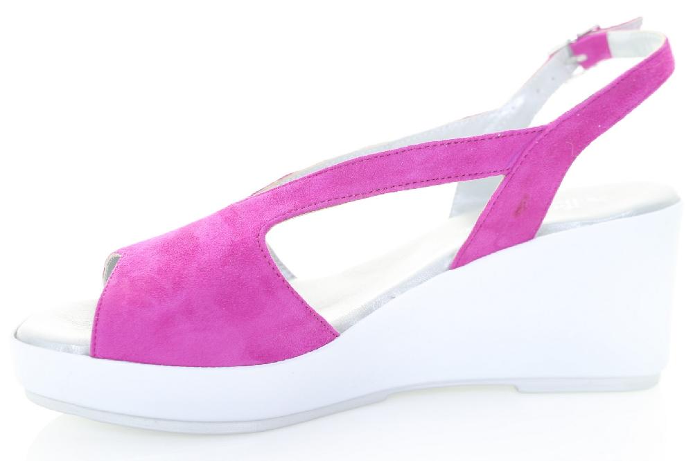 Soffice Sogno Sandalo in camoscio su zeppa Fino al 55% di sconto