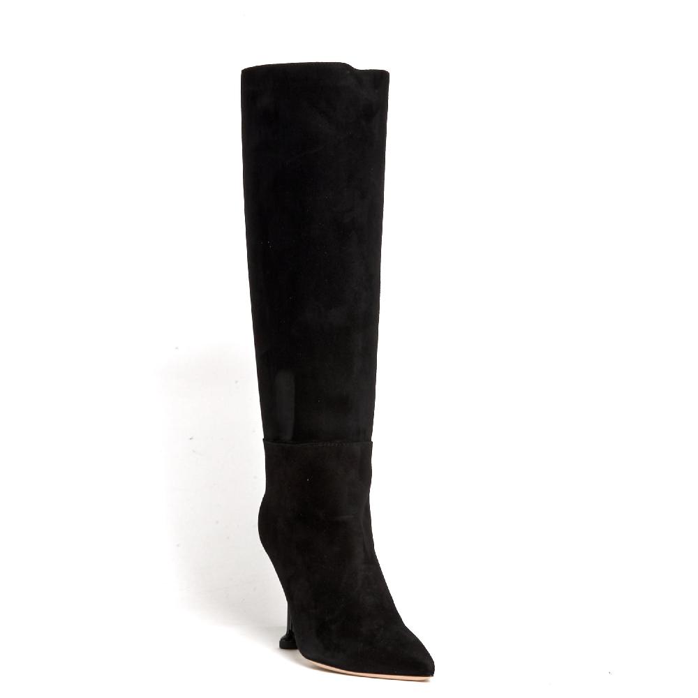 Sorelle Perego stivale in camoscio nero tacco 90 mm I Più Venduti