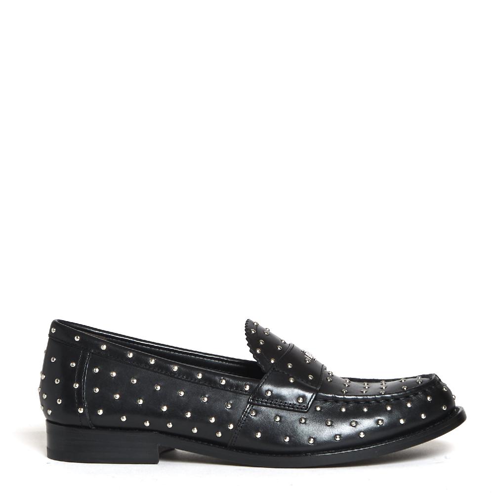 Sorelle Perego classic stud loafer black Consegna Veloce