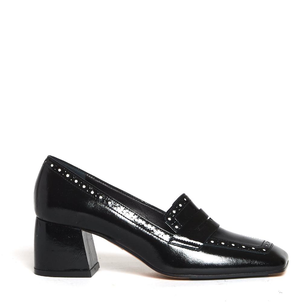 Sorelle Perego mocassino tacco 5 cm nero Shopping Online
