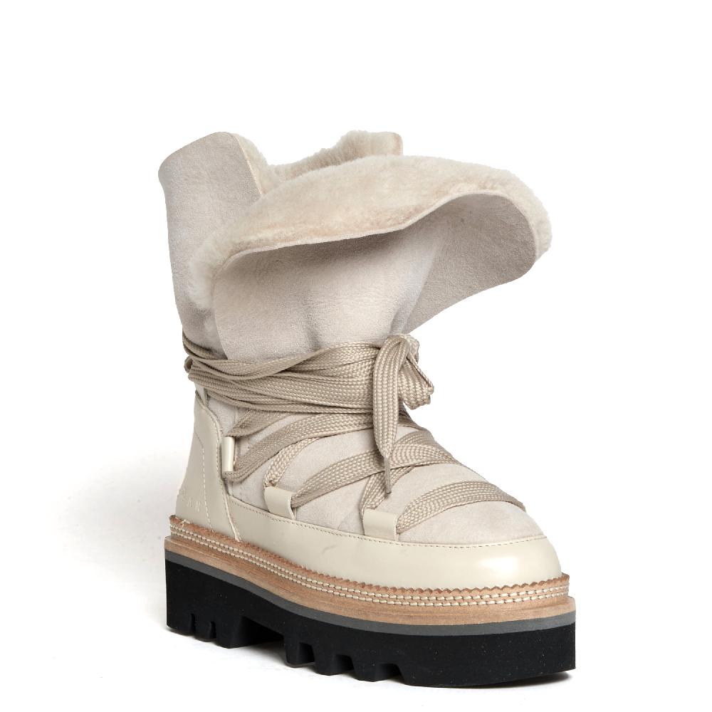 Sorelle Perego stivaletto montone beige Convenienza