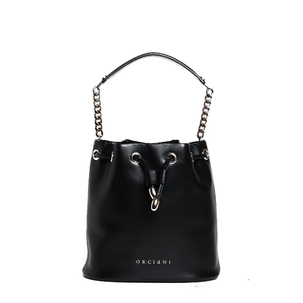 Sorelle Perego secchiello mini pelle nero Online