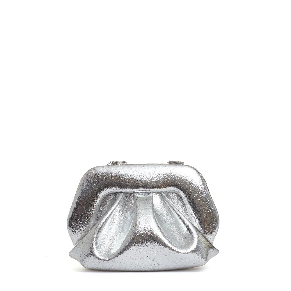 Sorelle Perego clutch argento manico catena Saldi