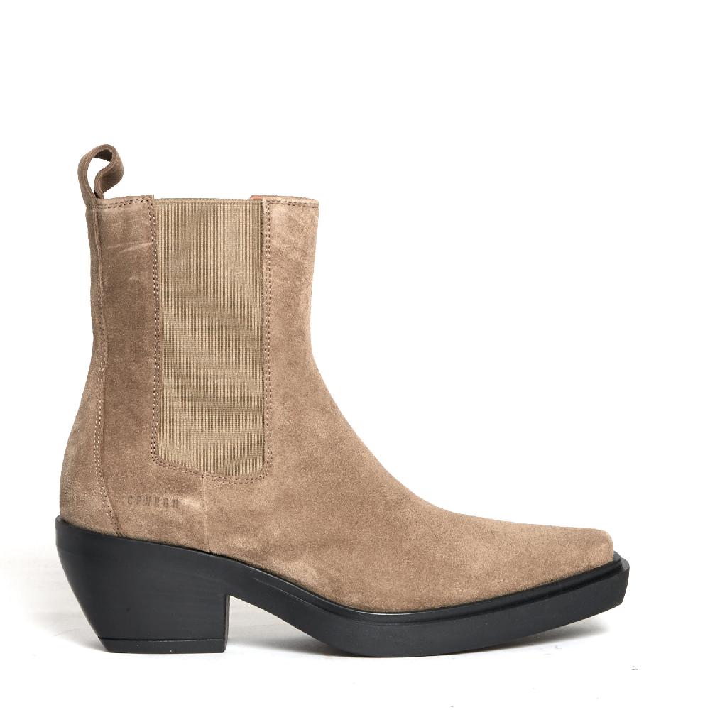 Sorelle Perego texano camoscio taupe Vendita Calda