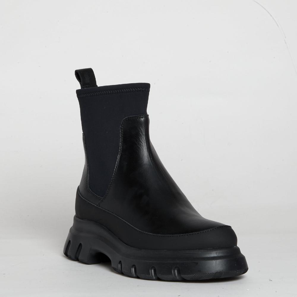 Sorelle Perego chelsea boot pelle nero Italy
