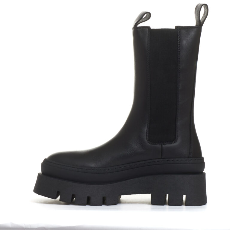 Sorelle Perego chelsea boot doppio fondo nero Soddisfazione Garantita