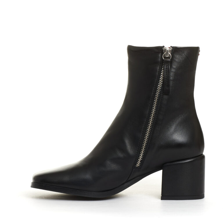 Sorelle Perego stivaletto pelle nera tacco 60 mm Vendite Flash