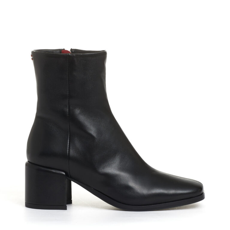 Sorelle Perego stivaletto pelle nera tacco 60 mm Vendite Flash
