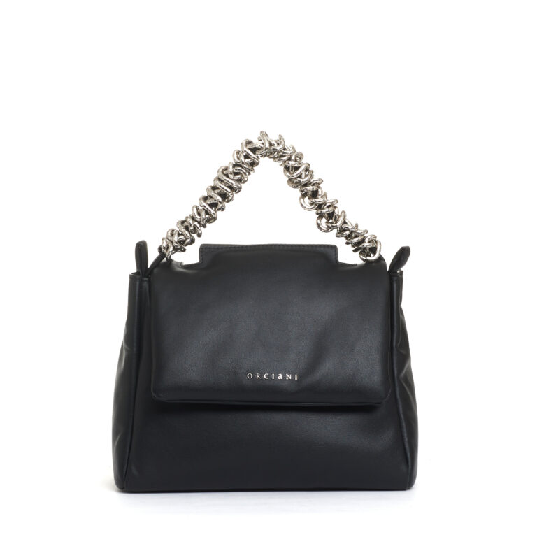 Sorelle Perego sveva s nappa bold nera manico catena Promozione