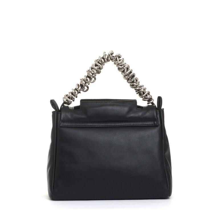 Sorelle Perego sveva s nappa bold nera manico catena Promozione