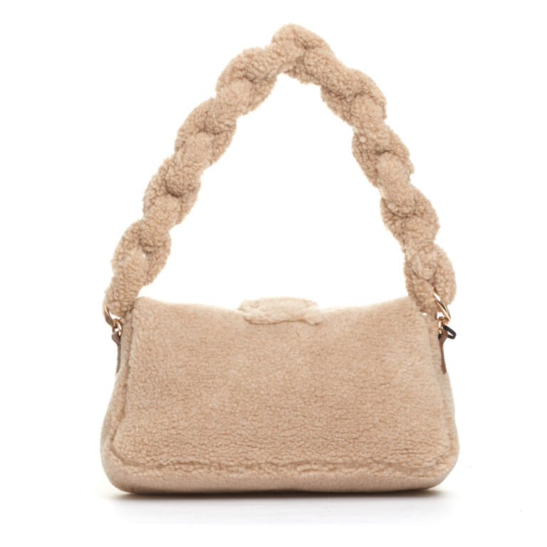 Sorelle Perego borsa teddy beige con orsetto metallo Qualità Garantita