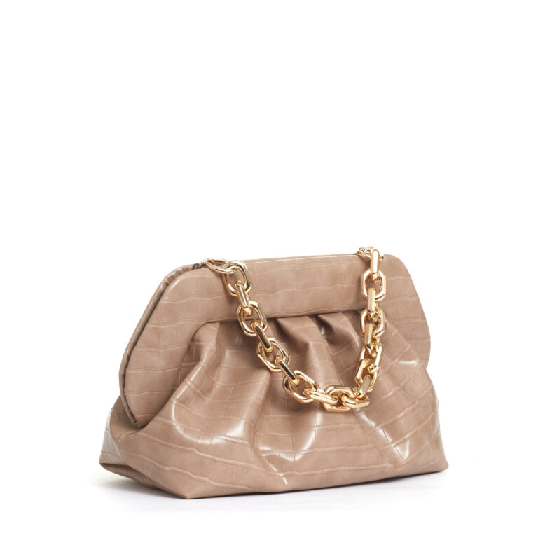 Sorelle Perego clutch stampa cocco beige Affare Del Giorno