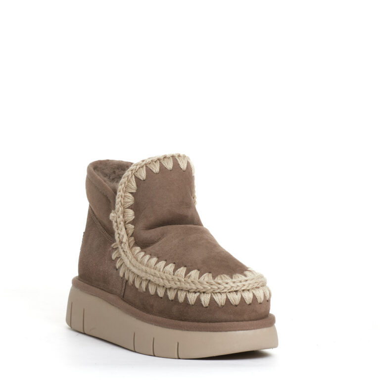 Sorelle Perego boot eskimo bounce camoscio grigio Prezzo Ridotto