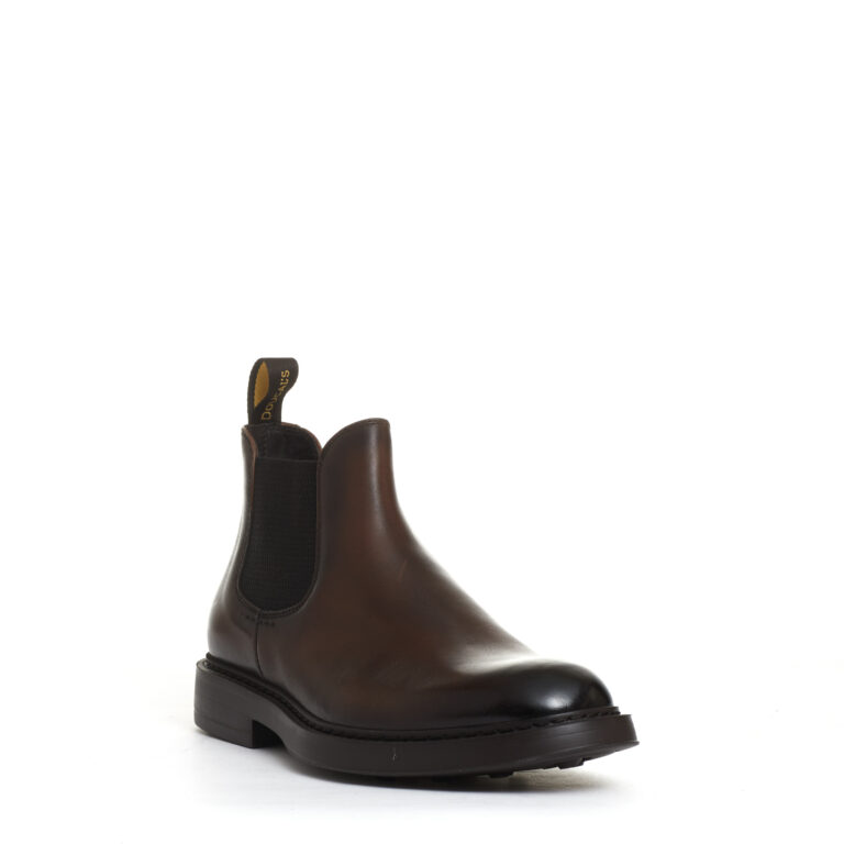 Sorelle Perego beatles pelle marrone Presa