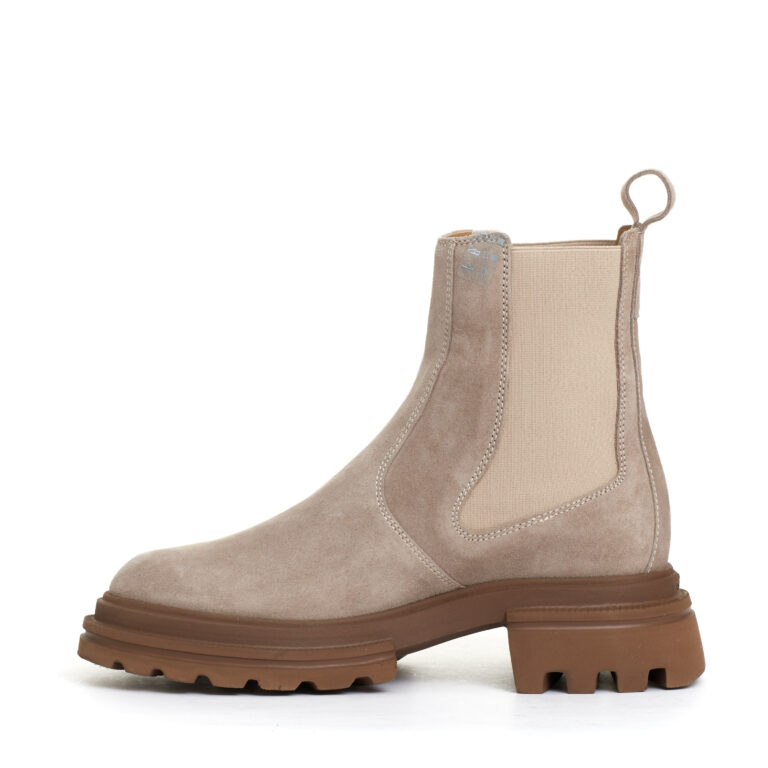 Sorelle Perego chelsea boot elastico camoscio beige Online