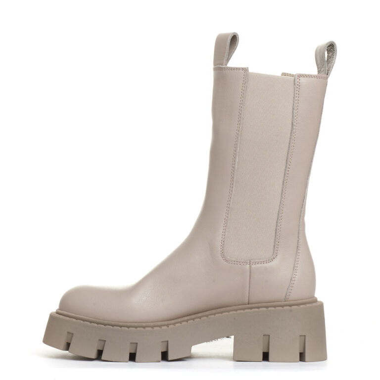 Sorelle Perego chelsea boot fondo carroramato pelle beige Hotsell
