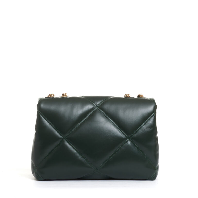 Sorelle Perego kira diamond big shoulder bag verde 2025