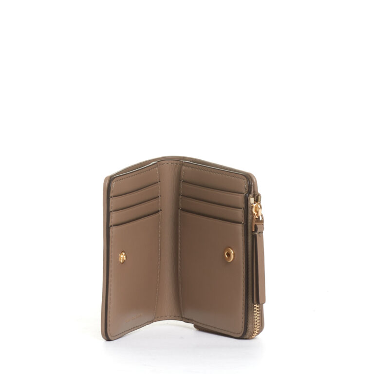 Sorelle Perego bi-fold wallet taupe Italy