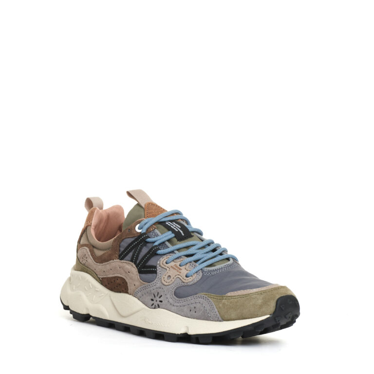 Sorelle Perego snekers blu verde e beige Nuovo