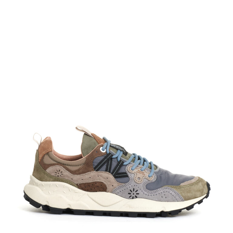 Sorelle Perego snekers blu verde e beige Nuovo