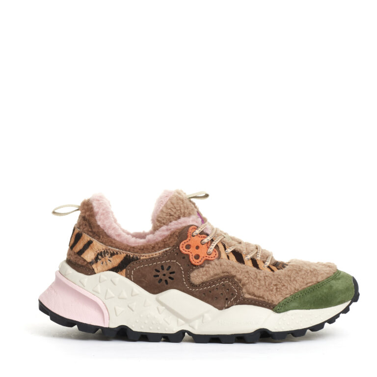 Sorelle Perego sneakers teddy beige verde e marrone Qualità