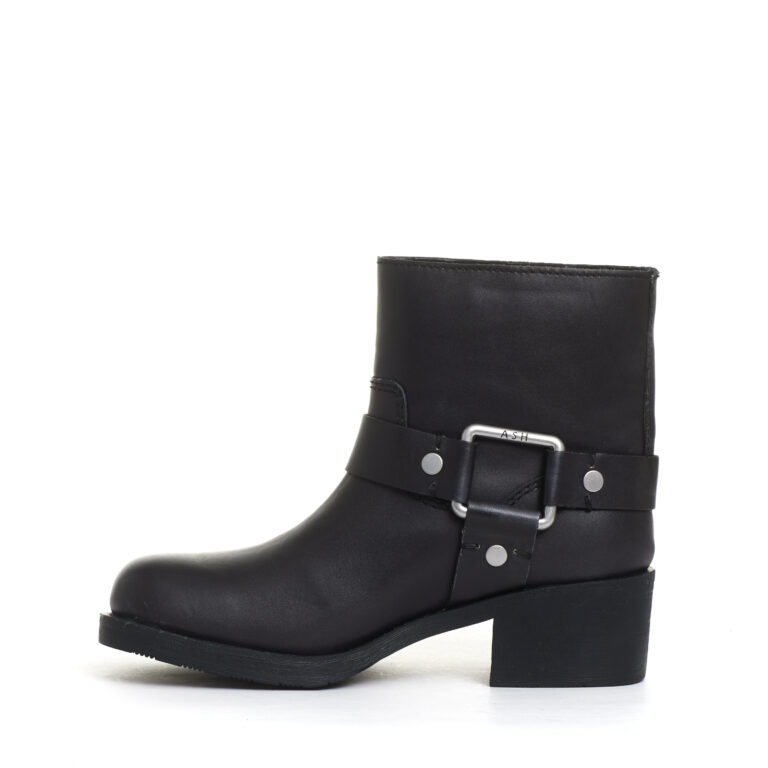 Sorelle Perego biker basso con fibbie nero Spedizione Gratuita