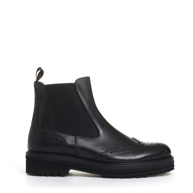 Sorelle Perego beatles inglese pelle nera Negozi Online