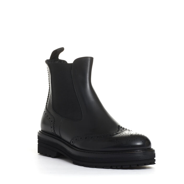 Sorelle Perego beatles inglese pelle nera Negozi Online