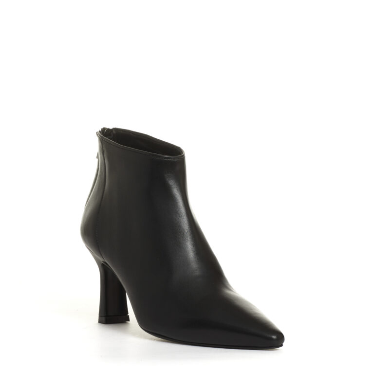 Sorelle Perego stivaletto pelle nera tacco 70 mm Acquista Ora