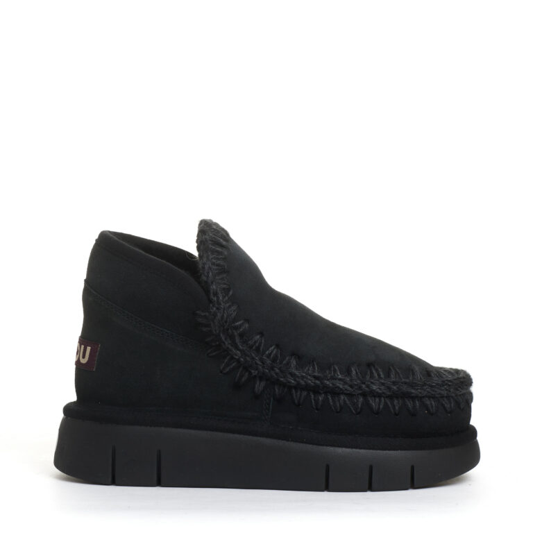Sorelle Perego boot eskimo bounce camoscio nero Prezzo Ridotto