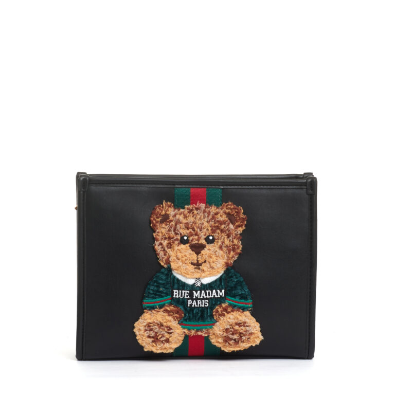 Sorelle Perego clutch nera con Teddy Offerta