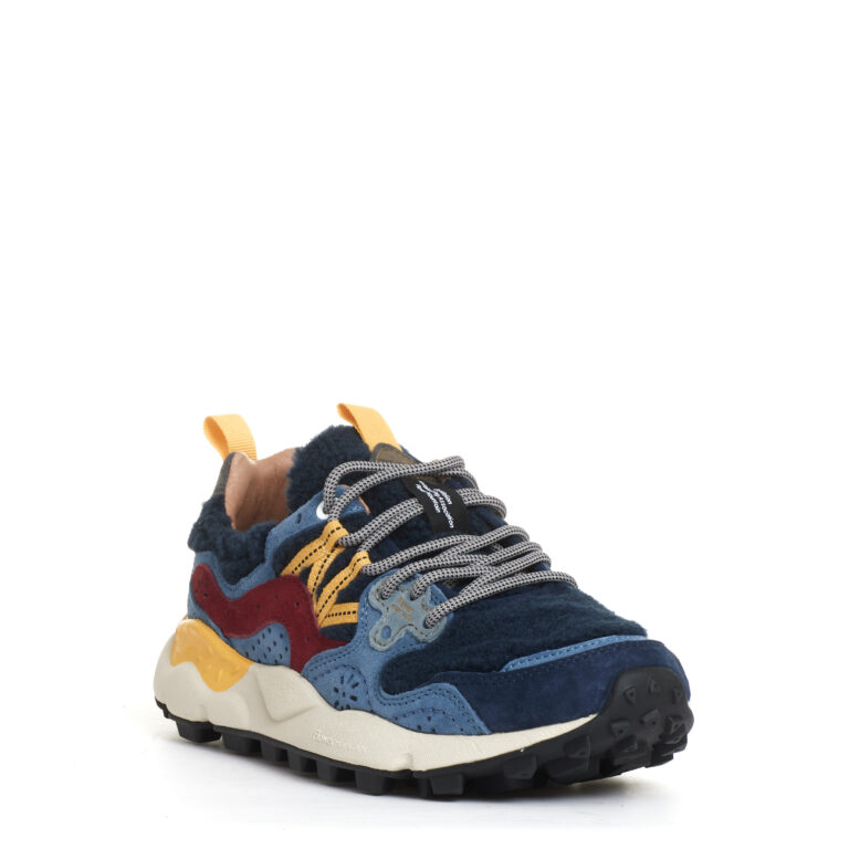 Sorelle Perego sneakers suede azzurro e bordeaux pelo blu Offerte