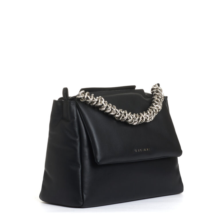 Sorelle Perego sveva M nappa bold nero manico catena Vendite Flash