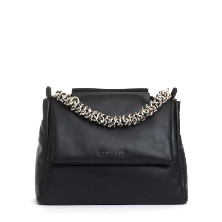 Sorelle Perego sveva M nappa bold nero manico catena Vendite Flash