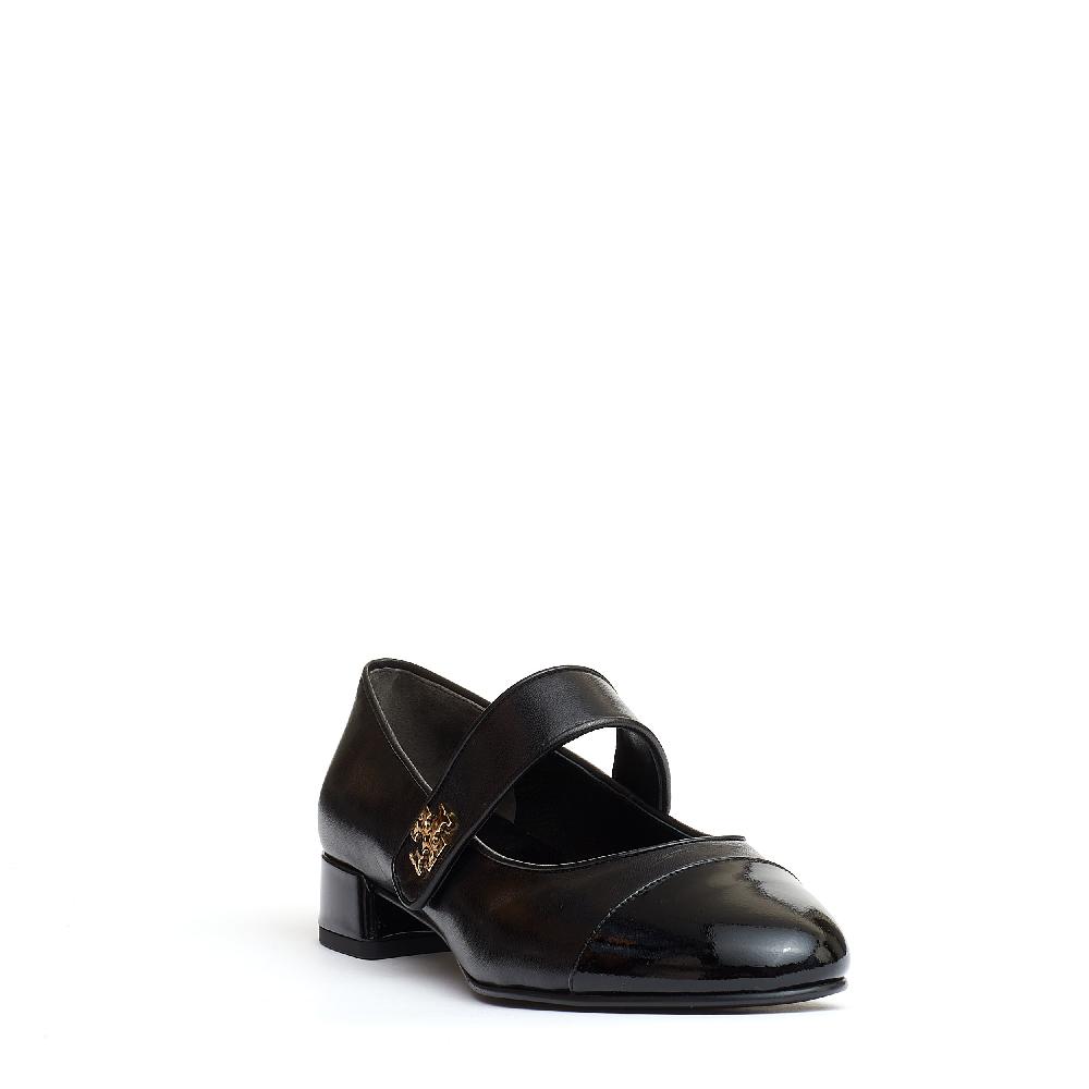Sorelle Perego mary jane nera con tacco 5 cm Sottocosto