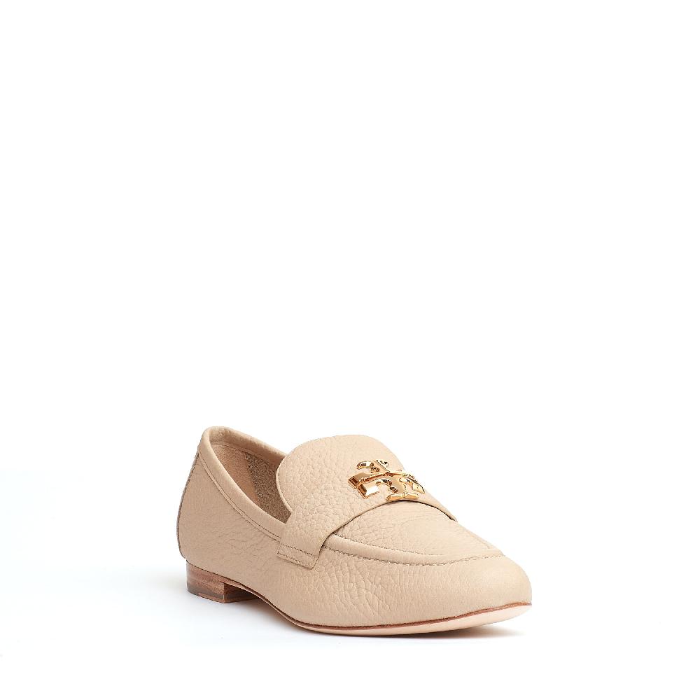 Sorelle Perego mocassino Eleanor pelle beige logo Sconto