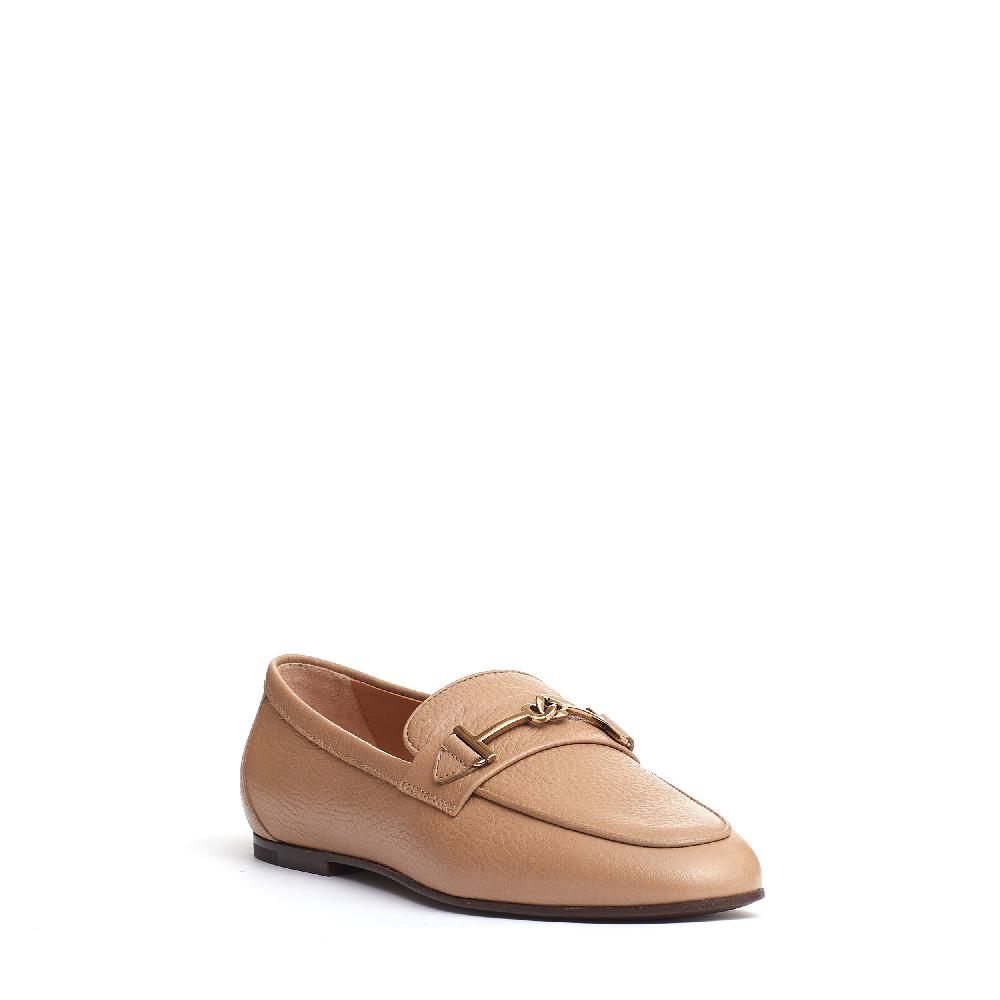 Sorelle Perego mocassino fibbia pelle beige Liquidazione
