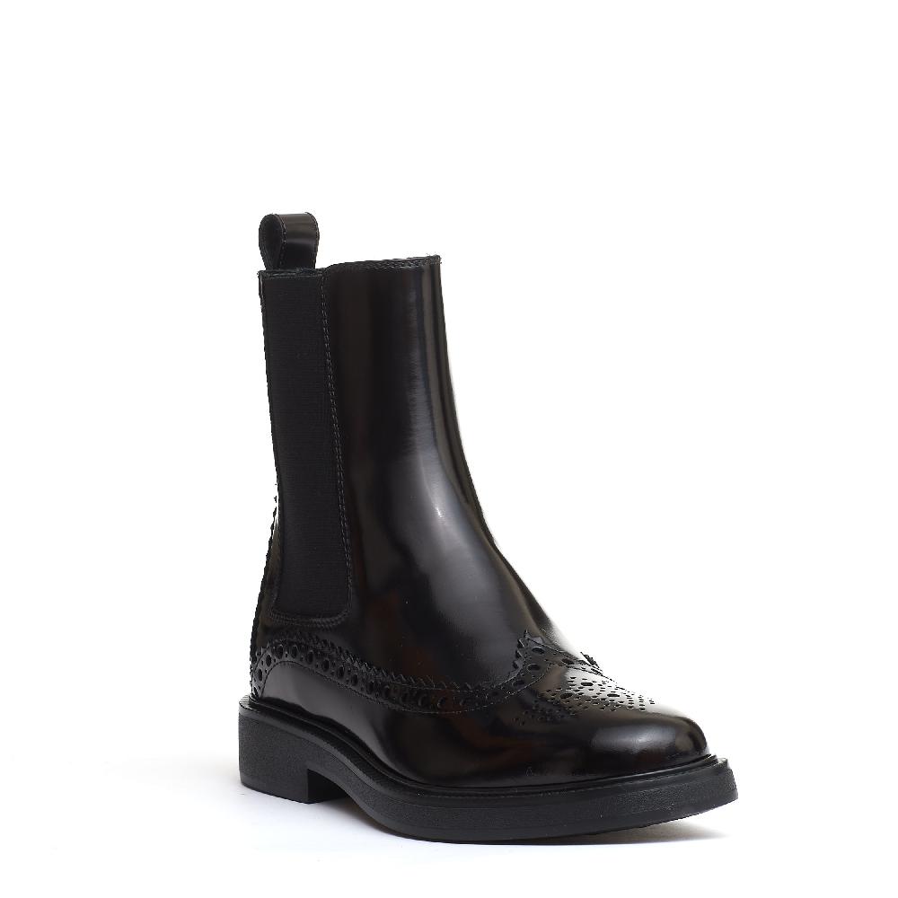 Sorelle Perego stivaletto bucature nero 2025