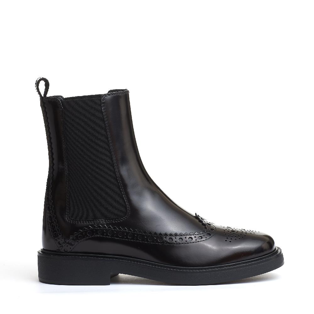 Sorelle Perego stivaletto bucature nero 2025