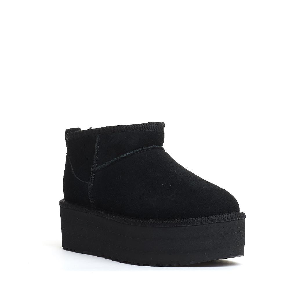 Sorelle Perego ugg classic ultra mini platform nero In Linea
