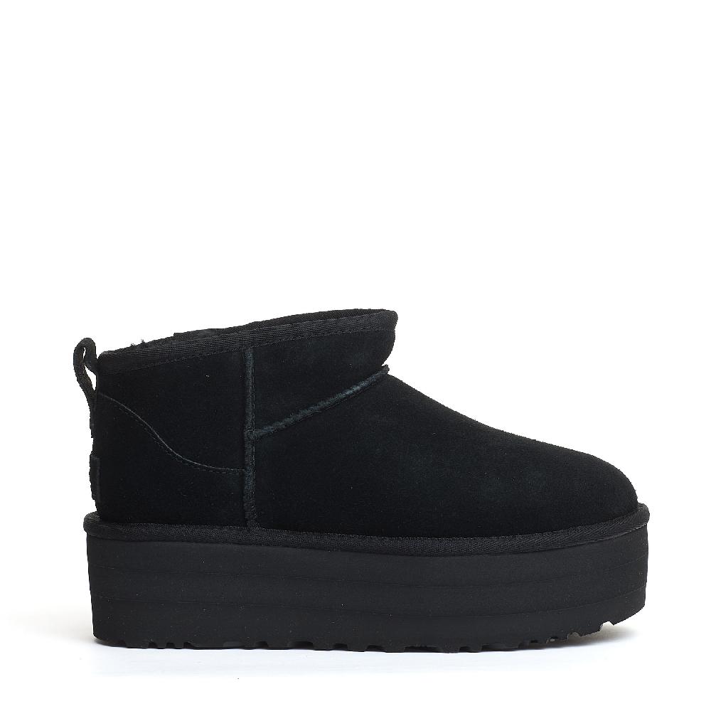 Sorelle Perego ugg classic ultra mini platform nero In Linea
