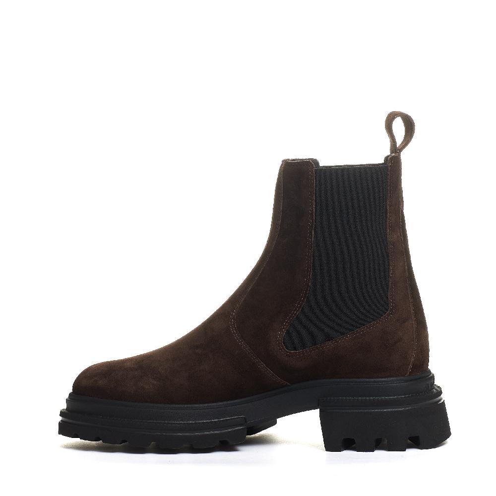 Sorelle Perego chelsea boot elastico camoscio marrone Consegna Veloce