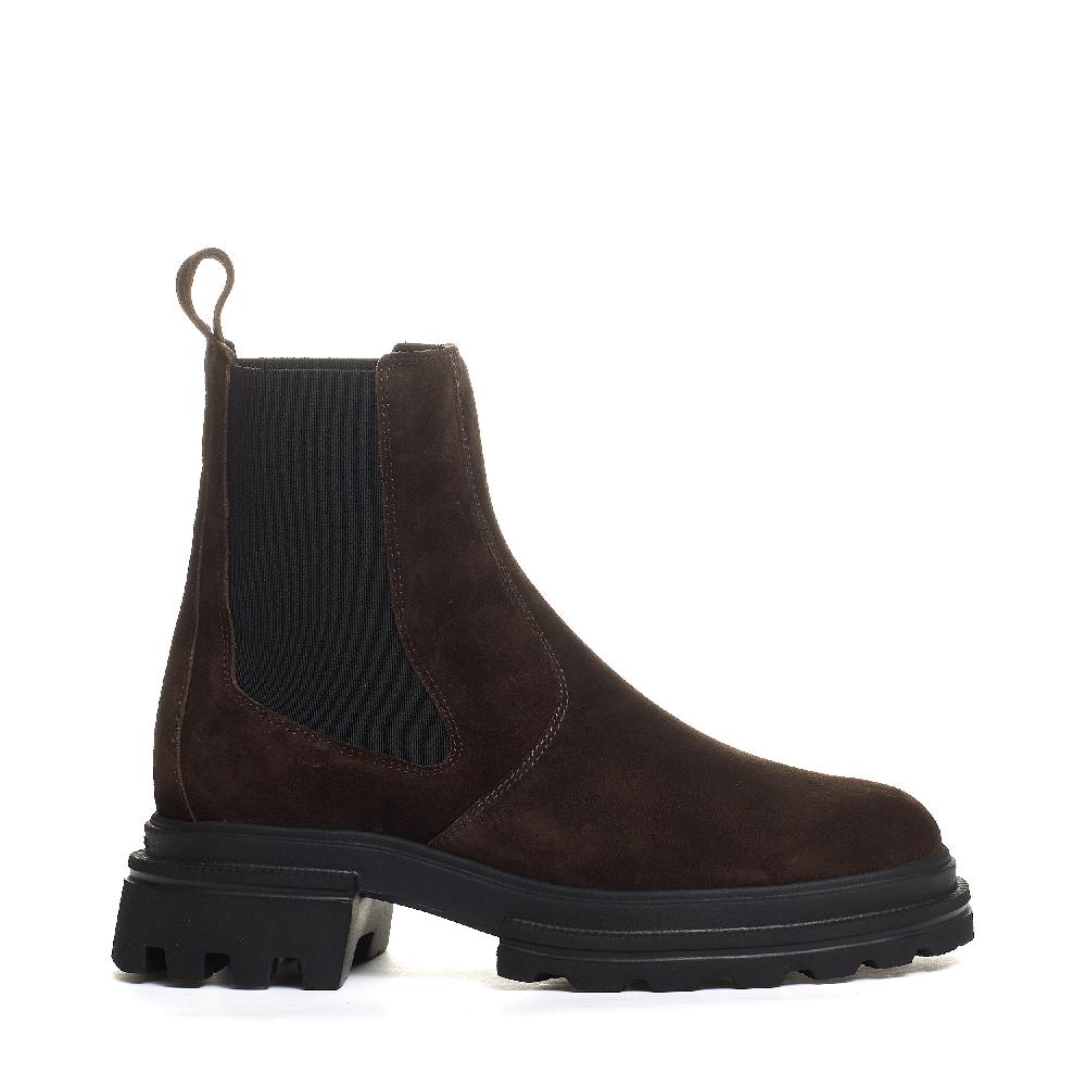 Sorelle Perego chelsea boot elastico camoscio marrone Consegna Veloce