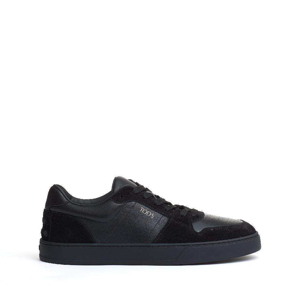 Sorelle Perego sneakers basket camoscio e pelle nera Promozione Limitata