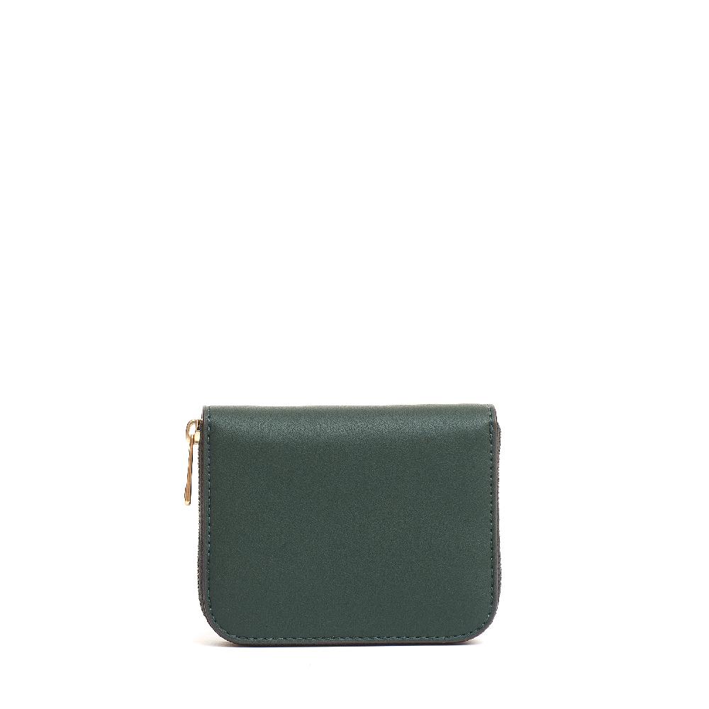 Sorelle Perego small zip portafoglio verde Convenienza