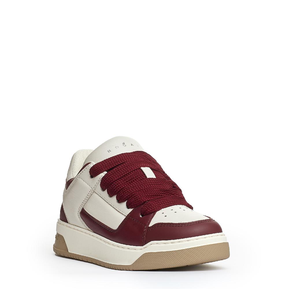 Sorelle Perego Chamallow pelle bianca bordeaux Presa