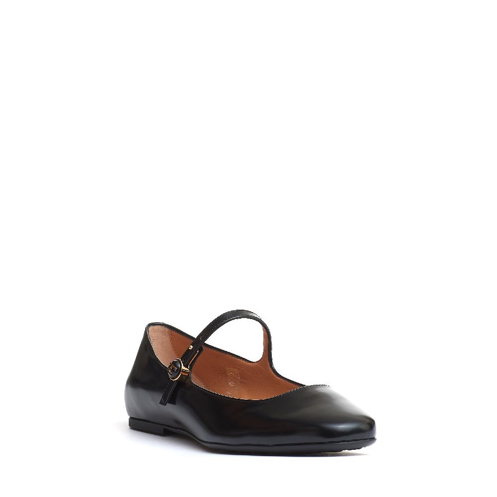 Sorelle Perego ballerina cinturino pelle nera Offerta